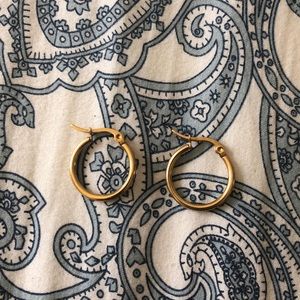 Small hoops earrings